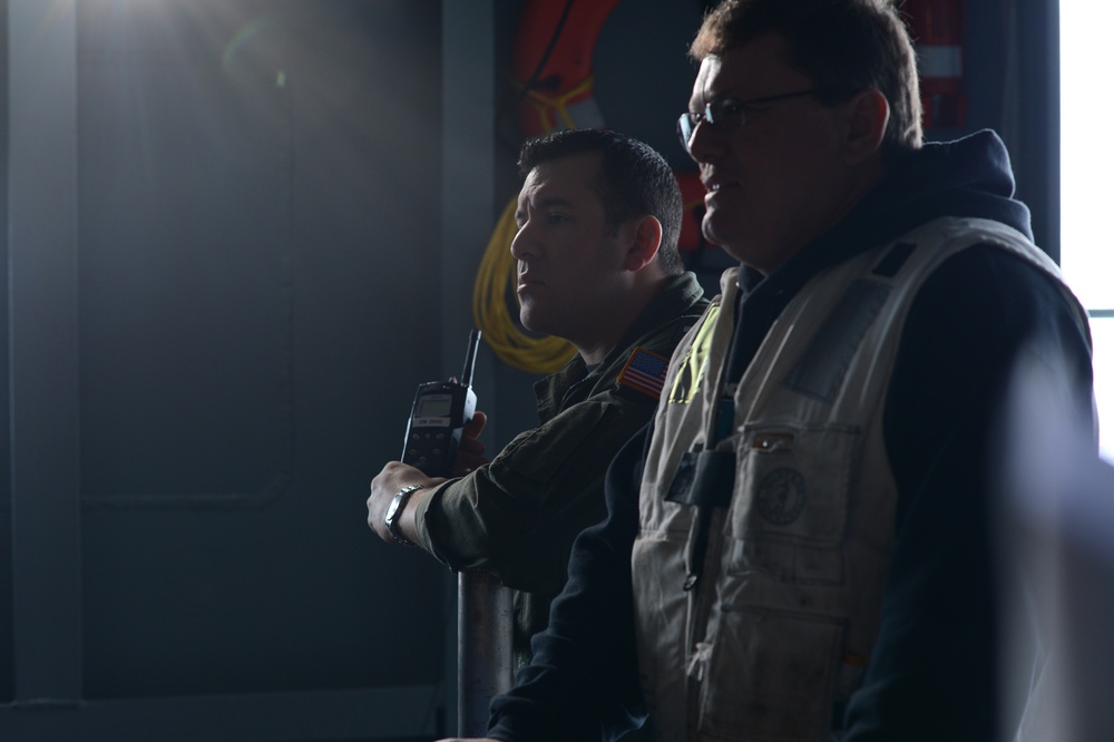 USS George H.W. Bush conducts system test