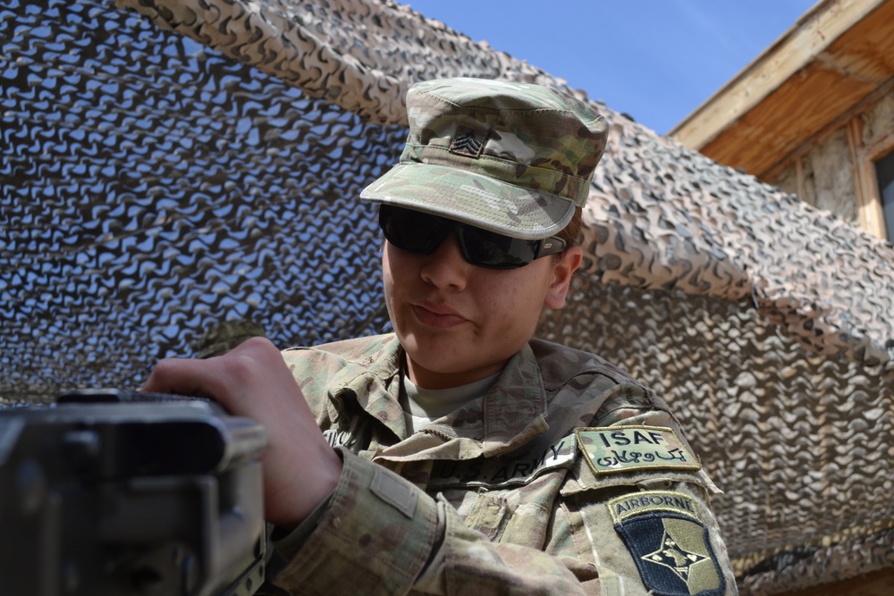 Female soldier says strength comes from within