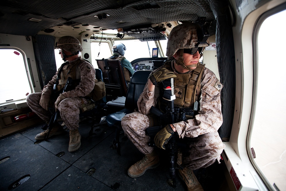 Maj. Gen. Miller visits Camp Dwyer and FOB Hanson