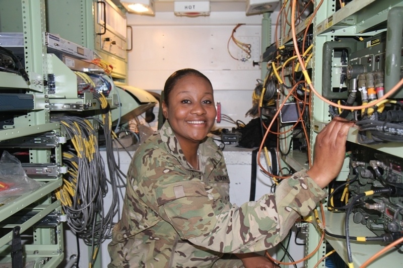 ‘Vanguard’ signal soldier fulfills goal to serve