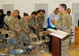 Every little bit helps: A chaplain’s unwavering dedication to his soldiers