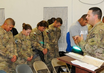 Every little bit helps: A chaplain’s unwavering dedication to his soldiers