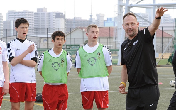 Nike sponsors Nile C. Kinnick soccer clinic at Berkley Field