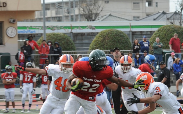 Nile C. Kinnick All-Stars participate in the 2013 Tomodachi Bowl