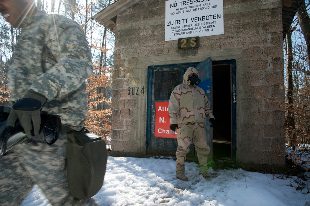 NBC training at Boeblingen Local Training Area