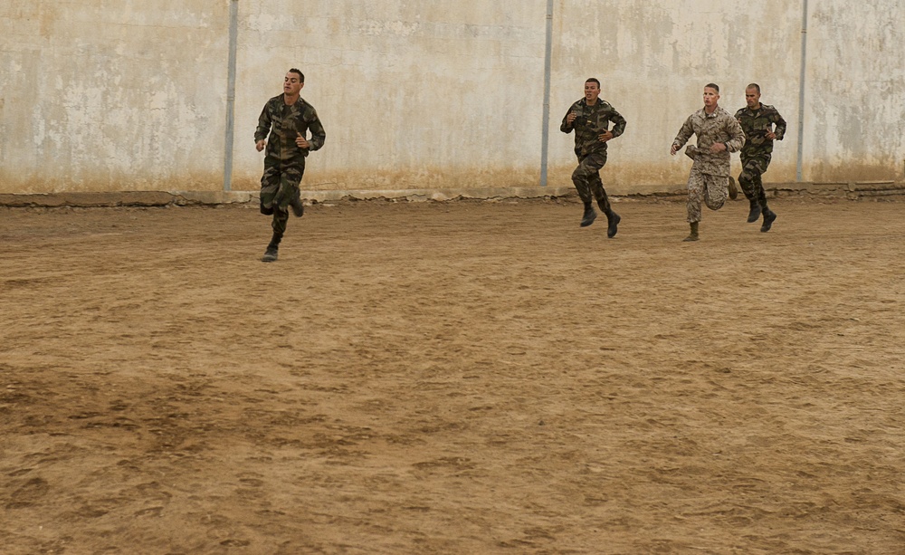 French forces desert survival combat course