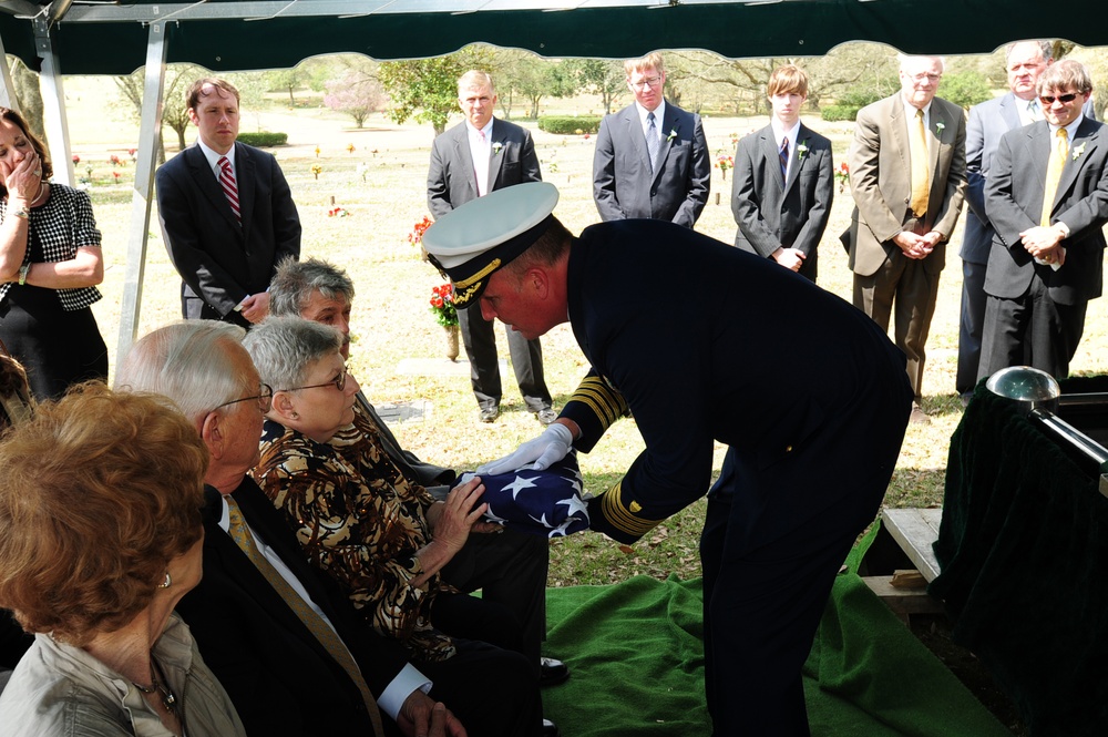 USCG WWII veteran William A. Barnes funeral
