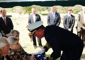 USCG WWII veteran William A. Barnes funeral
