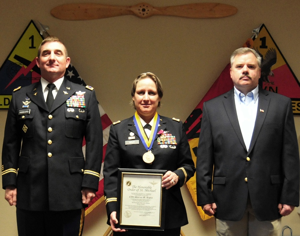 High honors awarded to CAB CW4 Stormy Ripley