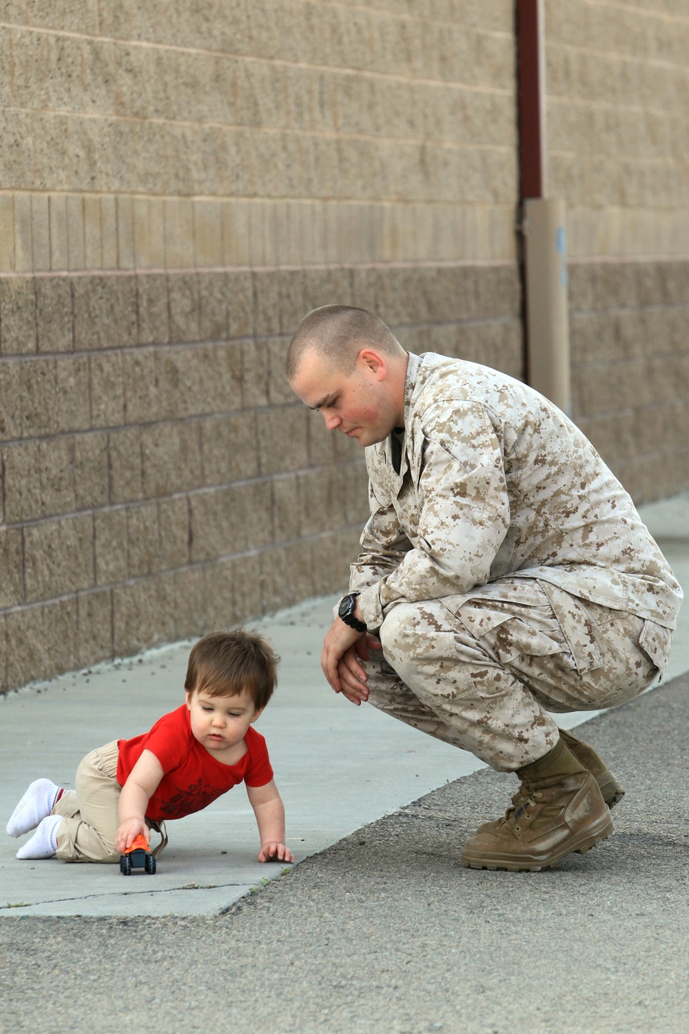 Friends, loved ones bid farewell to Marines departing for Afghanistan deployment