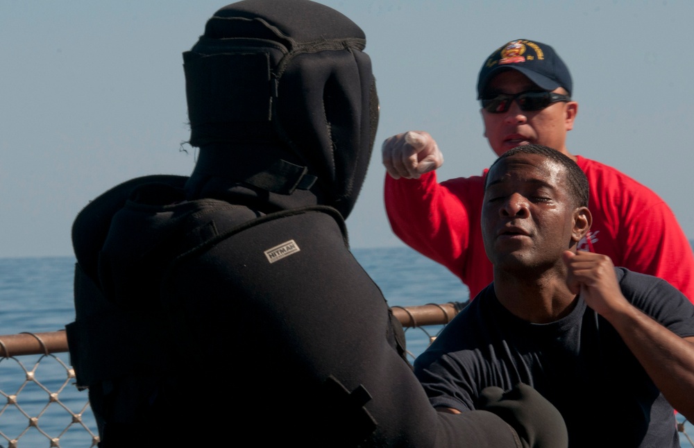 USS Winston S. Churchill action