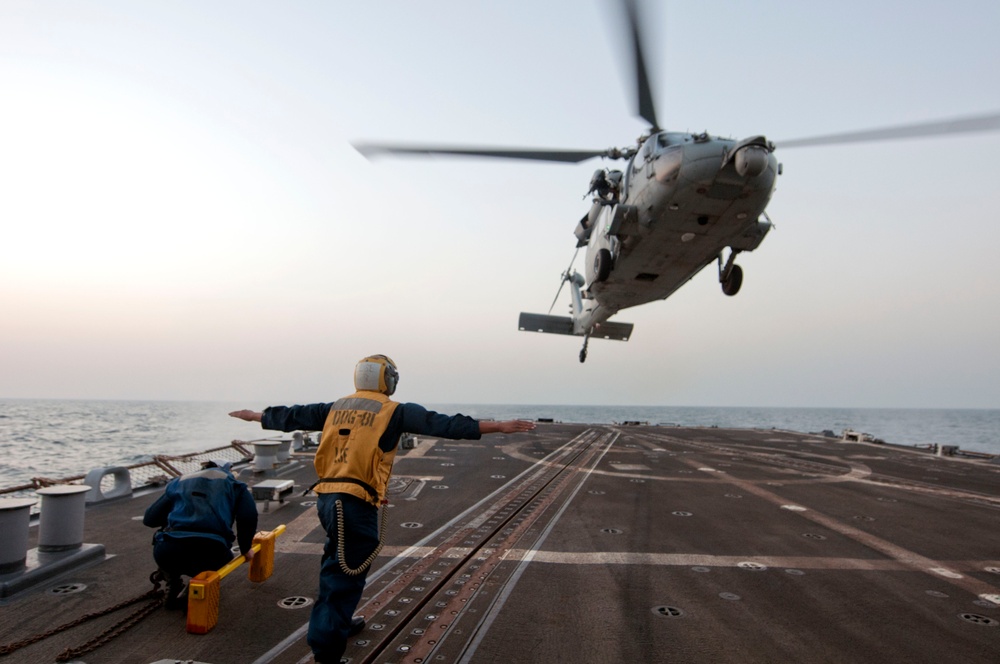 USS Winston S. Churchill action