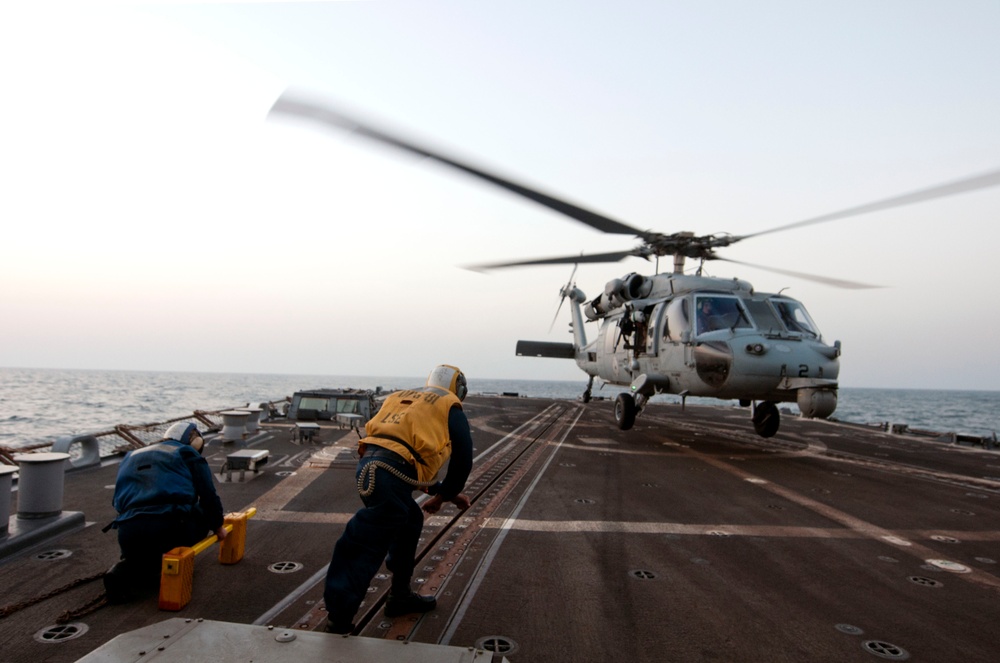 USS Winston S. Churchill action