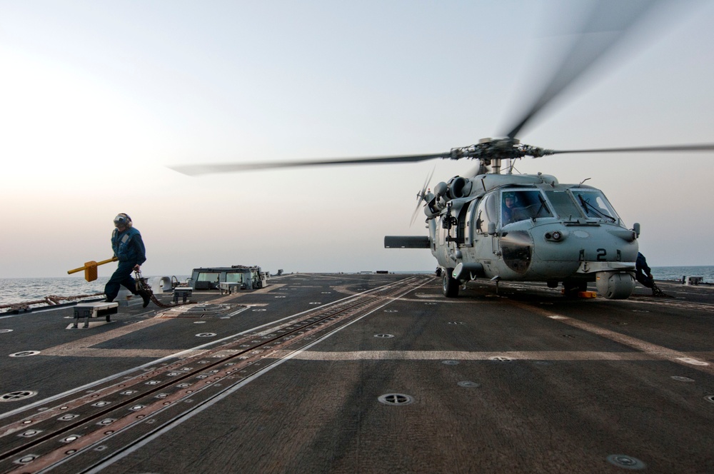 USS Winston S. Churchill action