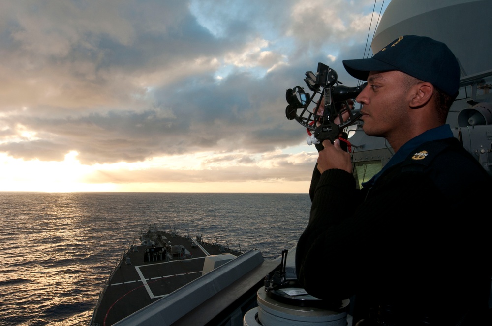 USS Winston S. Churchill action