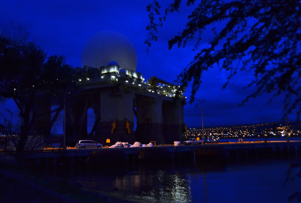 SBX at Pearl Harbor