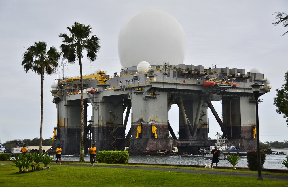 SBX at Pearl Harbor