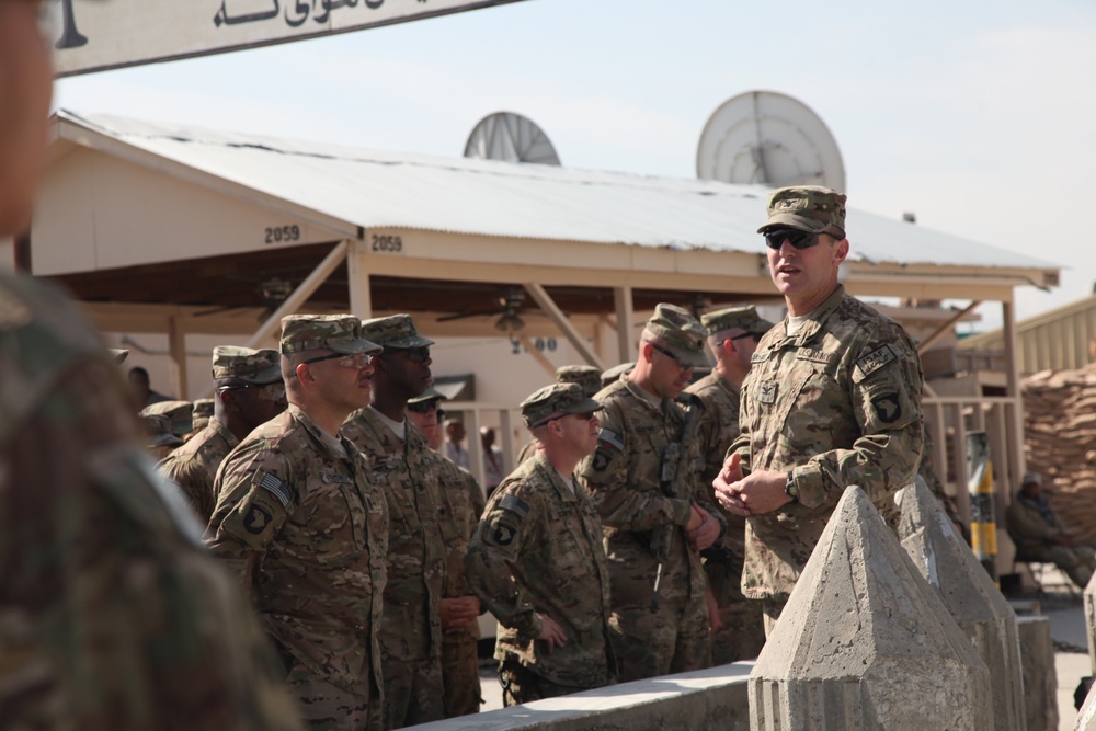 1st BCT, 101st Airborne Division awards ceremony