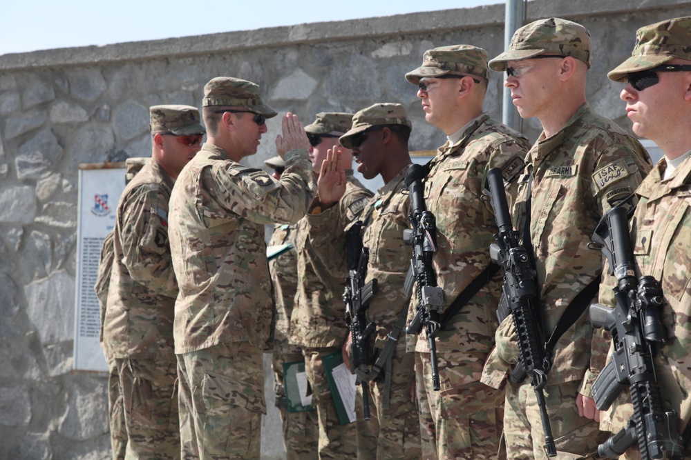 1st BCT, 101st Airborne Division awards cemony