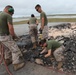 Marines conduct a pavement repair during Exercise Guahan Shield