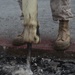 Marines conduct a pavement repair during Exercise Guahan Shield