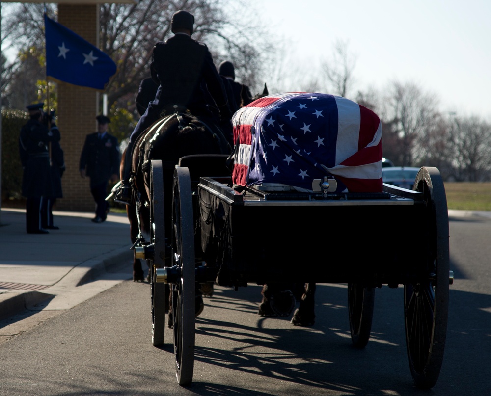 Maj. Gen. Frederick &quot;Boots&quot; Blesse funeral