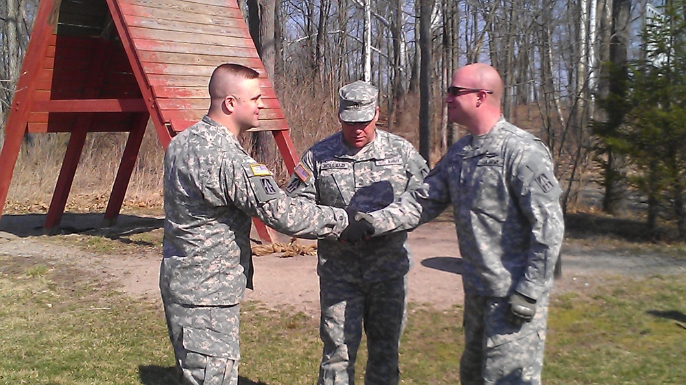 152nd Cav troops tackle team-building obstacle course