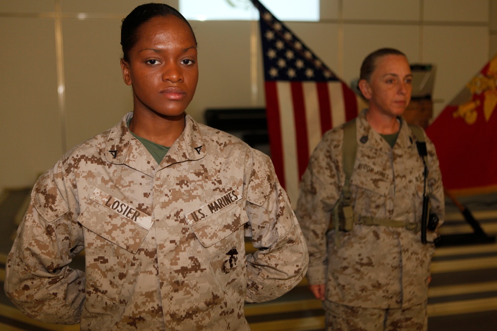 70th Anniversary of Women in the Marine Corps Ceremony