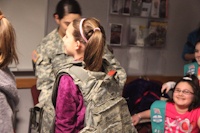 Girl Scouts visit 55th Signal Company (COMCAM)