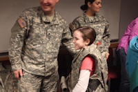 Girl Scouts visit 55th Signal Company (COMCAM)