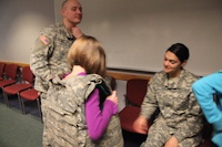 Girl Scouts visit 55th Signal Company (COMCAM)