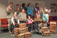 Girl Scouts visit 55th Signal Company (COMCAM)