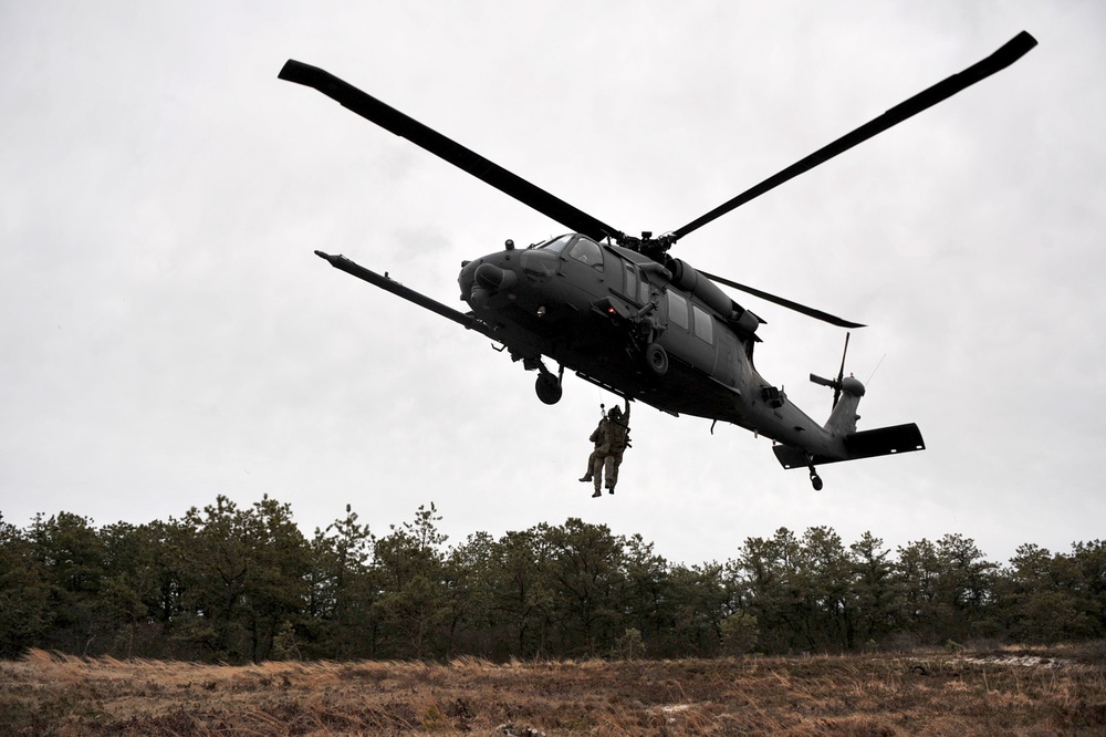 102nd Rescue Squadron training