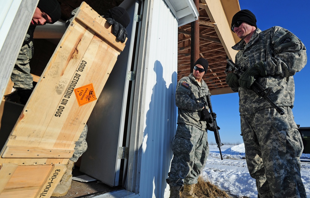 &quot;Timber!&quot; Paratroopers cut down trees with explosives