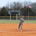 Sustainer throws first pitch at Fort Knox High School softball game