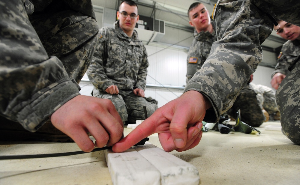 &quot;Timber!&quot; Paratroopers cut down trees with explosives