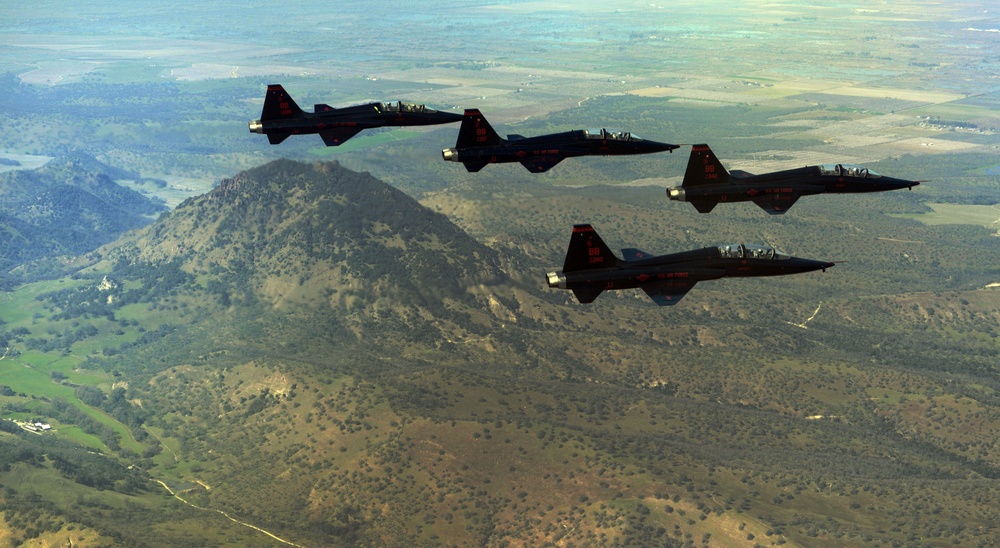 Go behind the scenes on an Air Force T-38 training mission