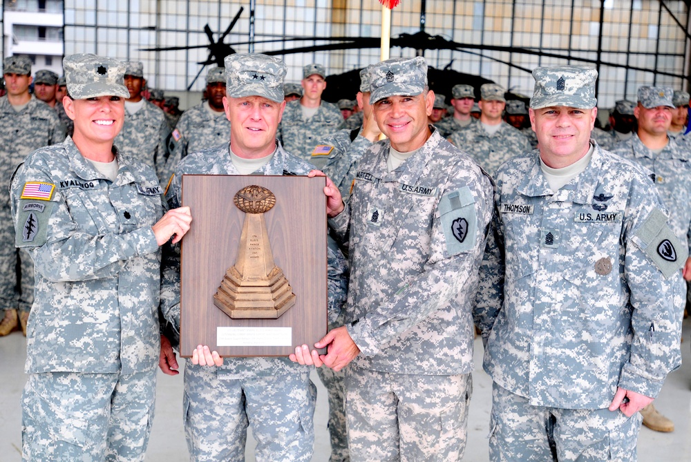 209th ASB awarded Combat Service Support Battalion of the Year