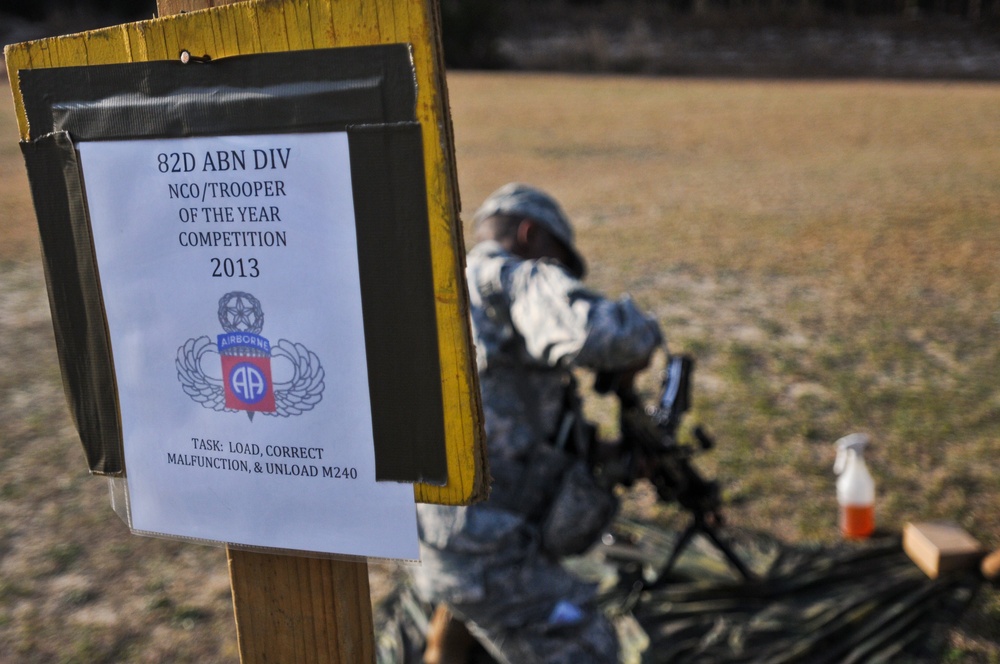 NCO, Trooper of the Year candidates perform Warrior Tasks