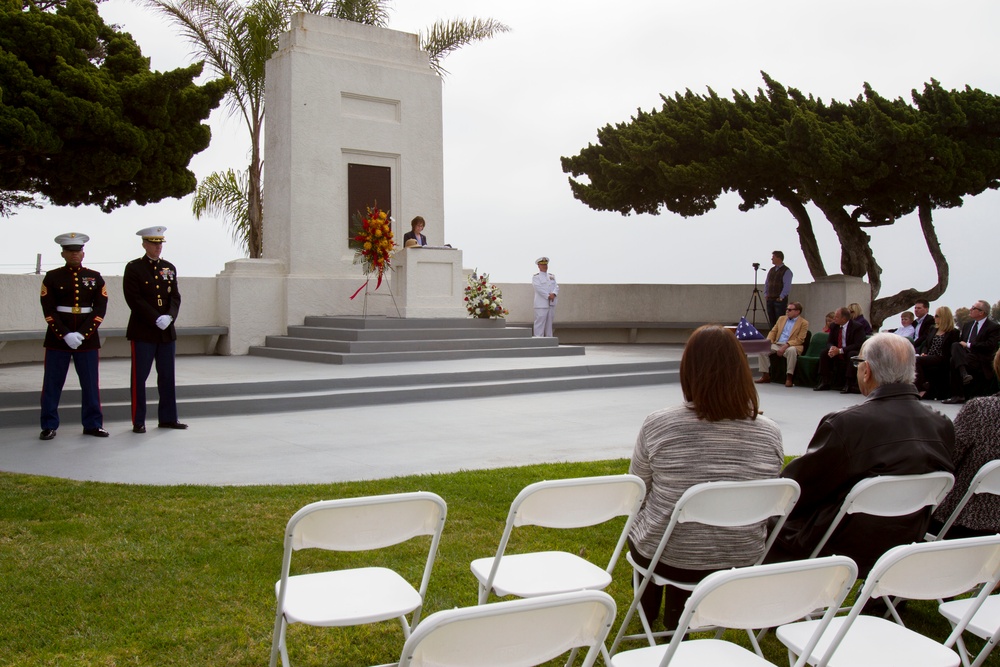 Marines celebrate life of WWII ace