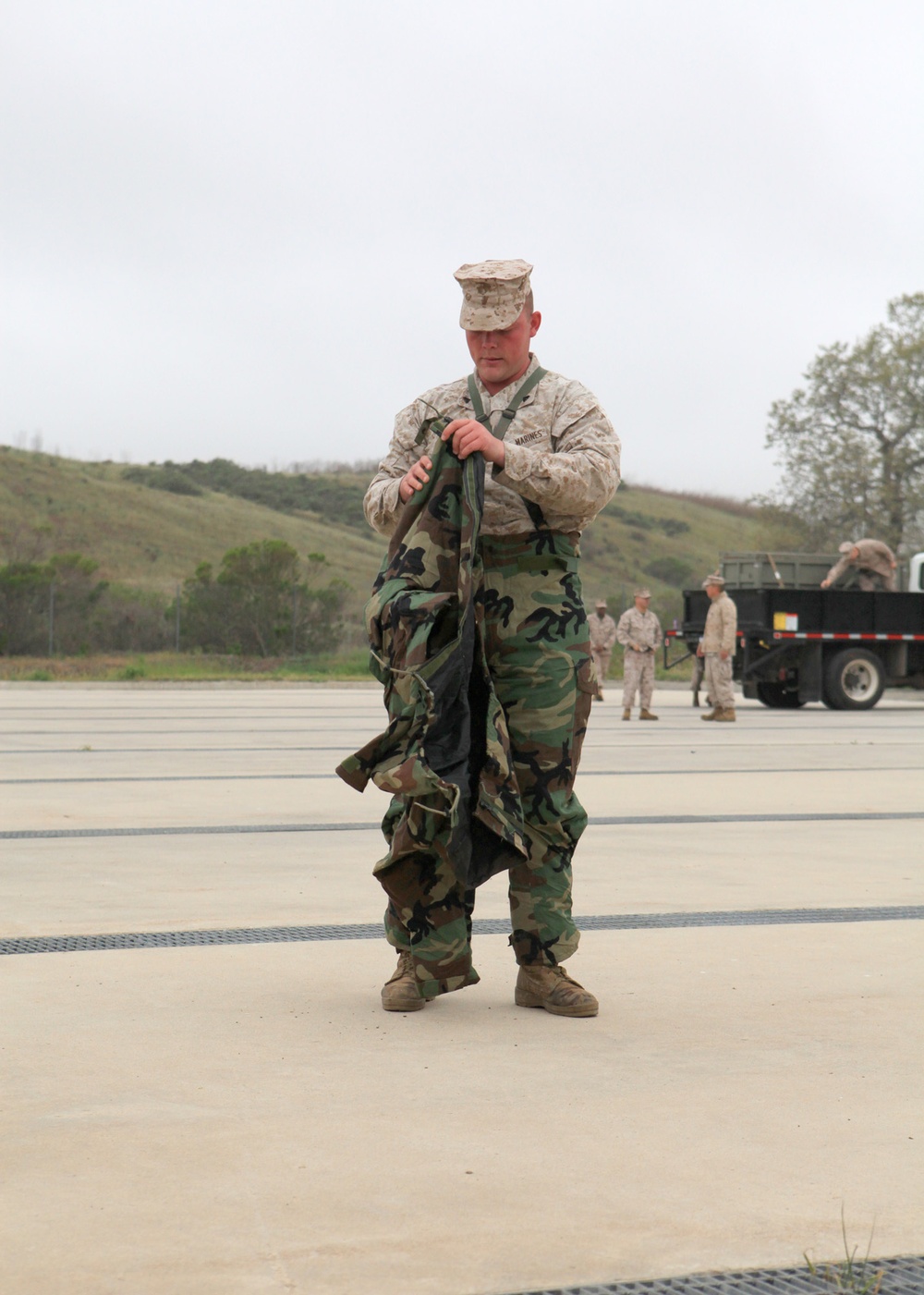 I MHG Marines conduct annual gas chamber training