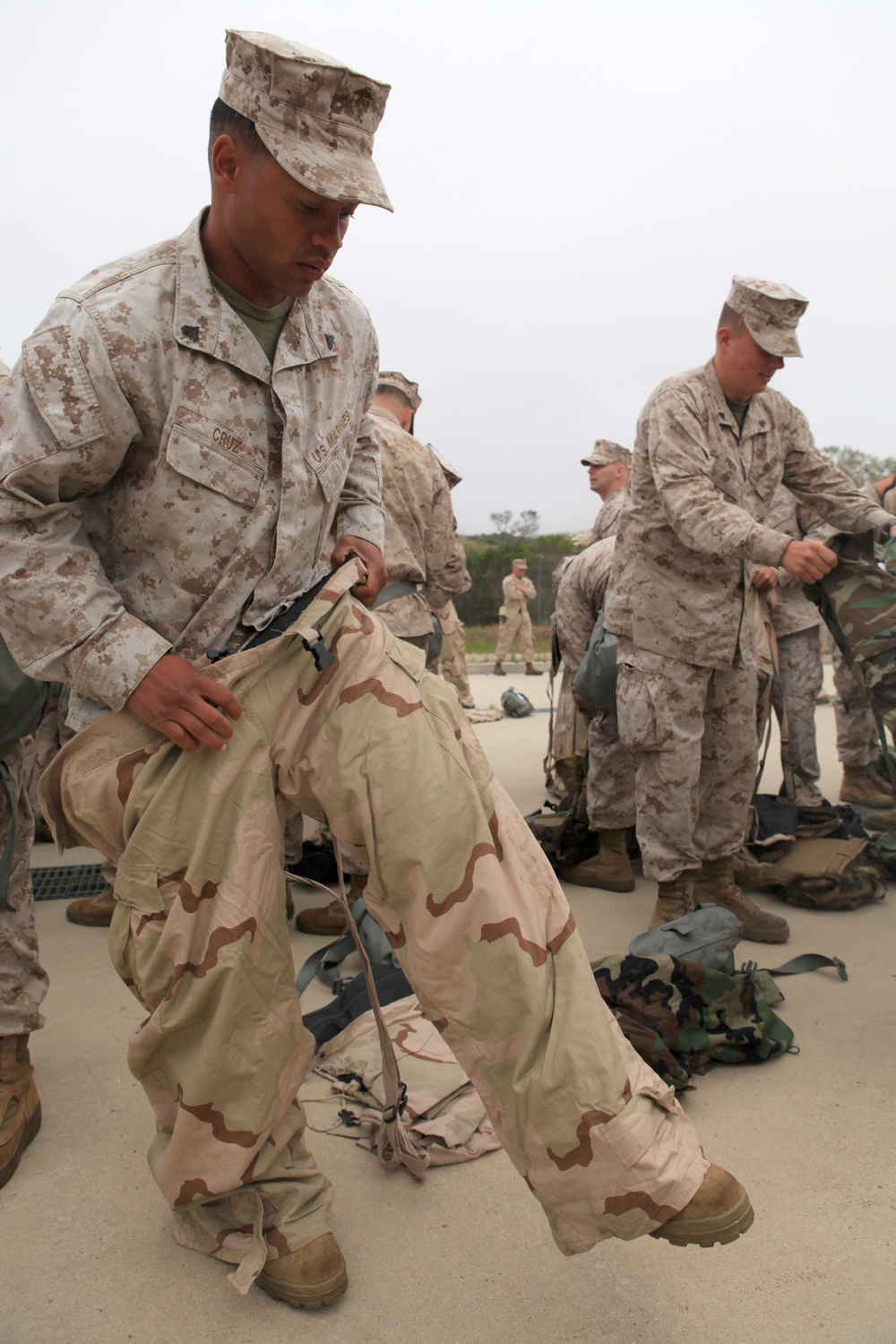 I MHG Marines conduct annual gas chamber training