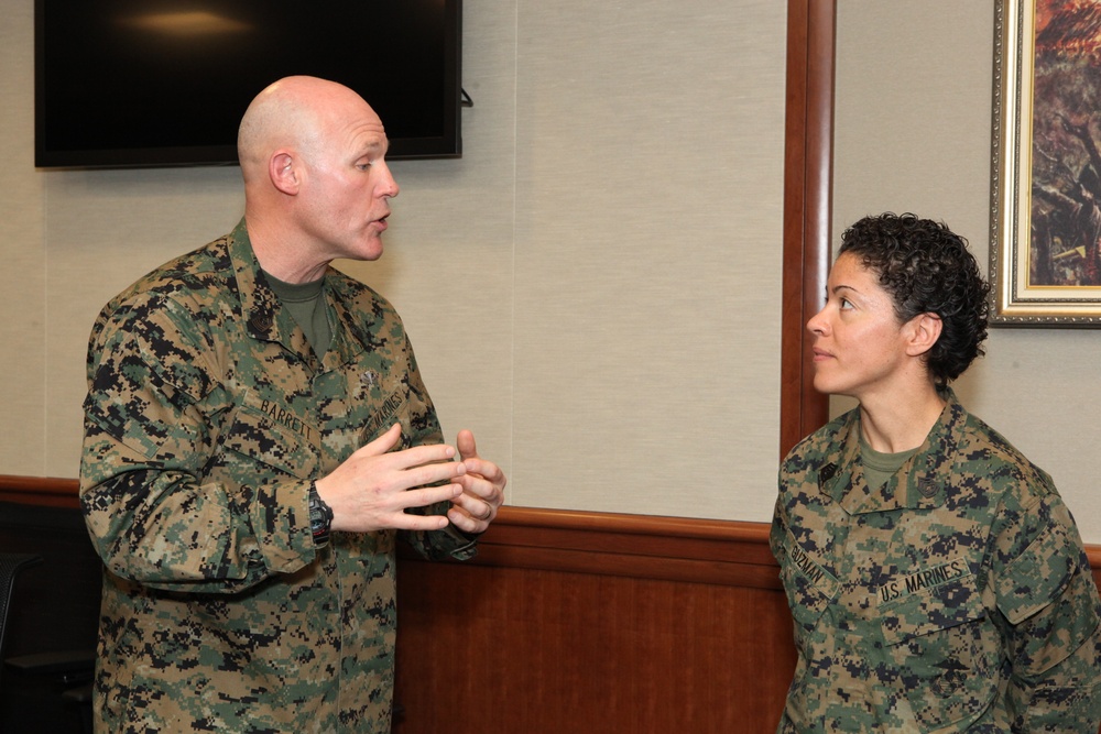 Assistant commandant of the Marine Corps in New Orleans