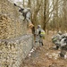 Rugged terrain trail in Grafenwoehr, Germany