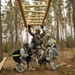 Rugged terrain trail in Grafenwoehr, Germany