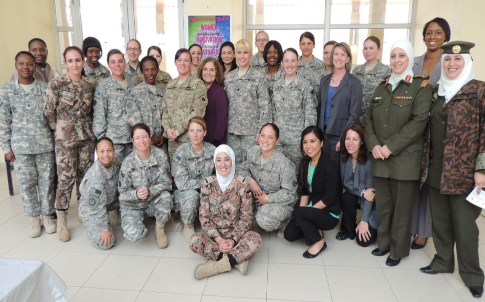 US, Jordanian Armed Forces celebrate women in history