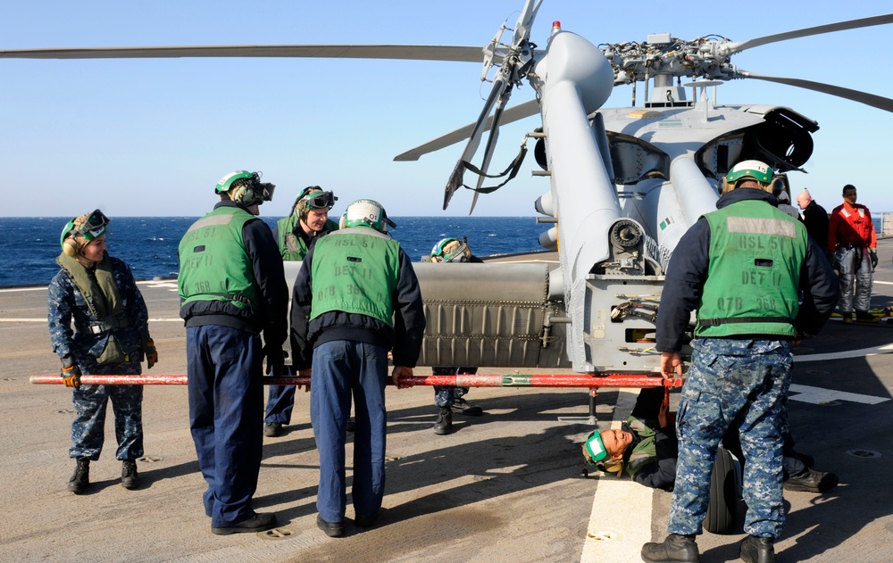 USS Blue Ridge action