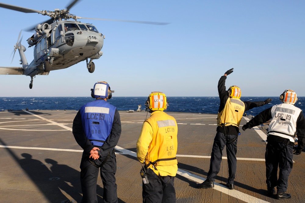 USS Blue Ridge action