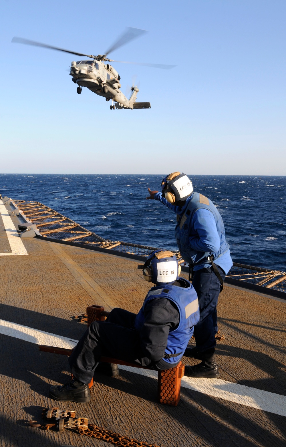 USS Blue Ridge action