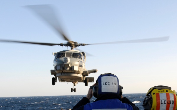 USS Blue Ridge action